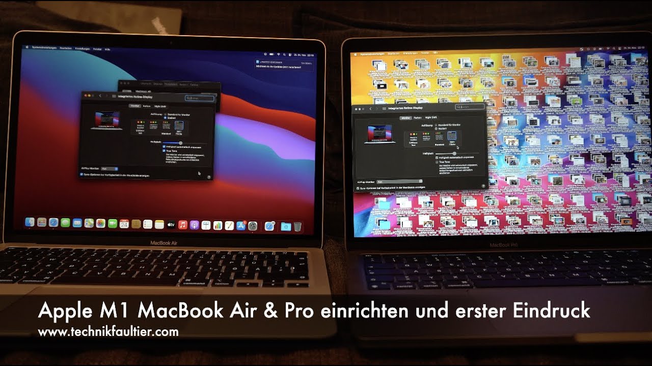 Was Kann Man Alles Mit Einem Macbook Machen Apple M1 MacBook Air & Pro einrichten und erster Eindruck – Technikfaultier